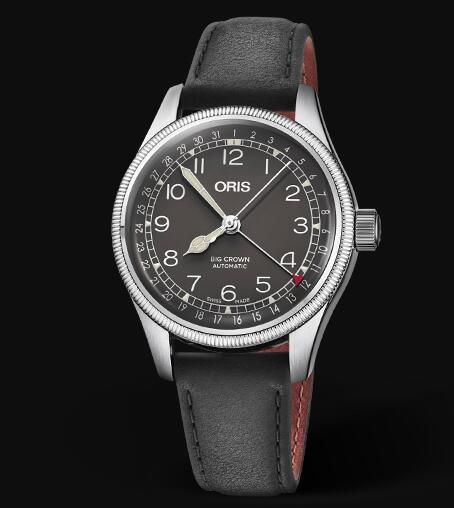 Review Oris Aviation Big Crown Pointer Date 36MM Replica Watch 01 754 7749 4064-07 5 17 65G - Click Image to Close